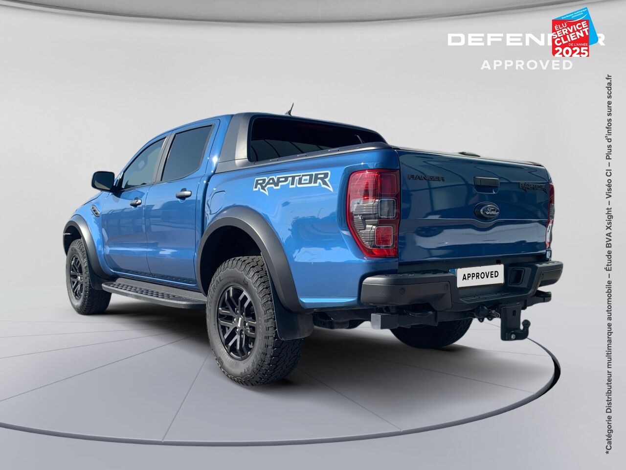 Véhicule d'occasion FORD RANGER 2.0 TDCI 213CH DOUBLE CABINE RAPTOR BVA10 SIEGES CHAUF CAMERA ATTELAGE chez Toyota Thionville