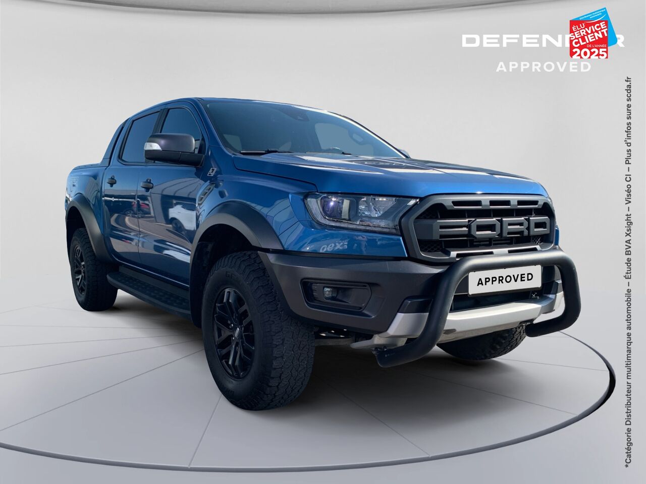Véhicule d'occasion FORD RANGER 2.0 TDCI 213CH DOUBLE CABINE RAPTOR BVA10 SIEGES CHAUF CAMERA ATTELAGE chez Toyota Thionville