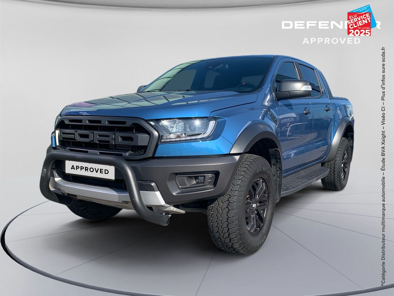 Véhicule d'occasion FORD RANGER 2.0 TDCI 213CH DOUBLE CABINE RAPTOR BVA10 SIEGES CHAUF CAMERA ATTELAGE chez Toyota Thionville