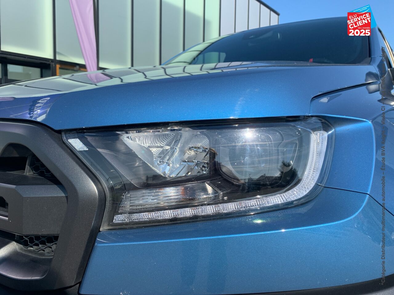 Véhicule d'occasion FORD RANGER 2.0 TDCI 213CH DOUBLE CABINE RAPTOR BVA10 SIEGES CHAUF CAMERA ATTELAGE chez Toyota Thionville