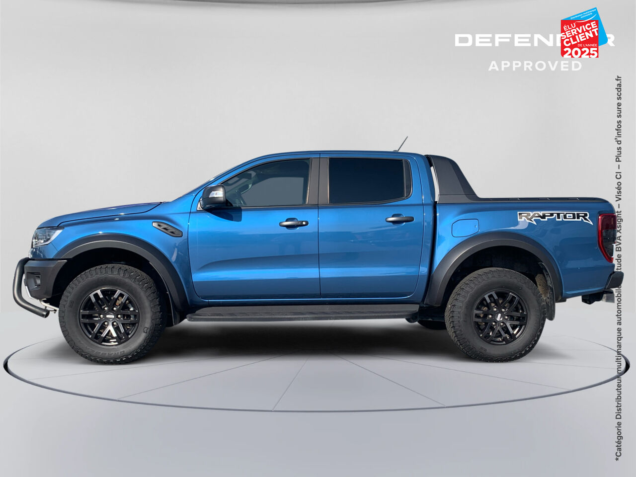 Véhicule d'occasion FORD RANGER 2.0 TDCI 213CH DOUBLE CABINE RAPTOR BVA10 SIEGES CHAUF CAMERA ATTELAGE chez Toyota Thionville