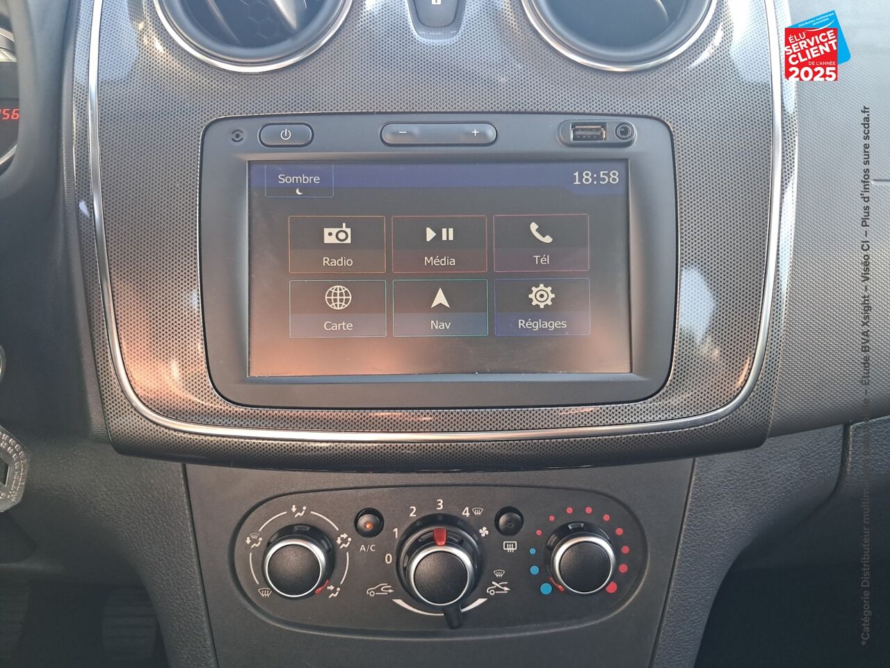 Véhicule d'occasion DACIA SANDERO 1.0 ECO-G 100CH STEPWAY CAMERA GPS chez Dacia Strasbourg