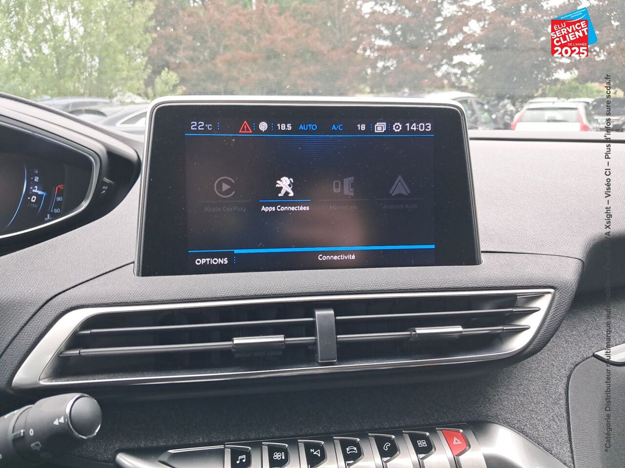Véhicule d'occasion PEUGEOT 3008 1.6 THP 165CH ALLURE SS EAT6 chez Dacia Montbéliard