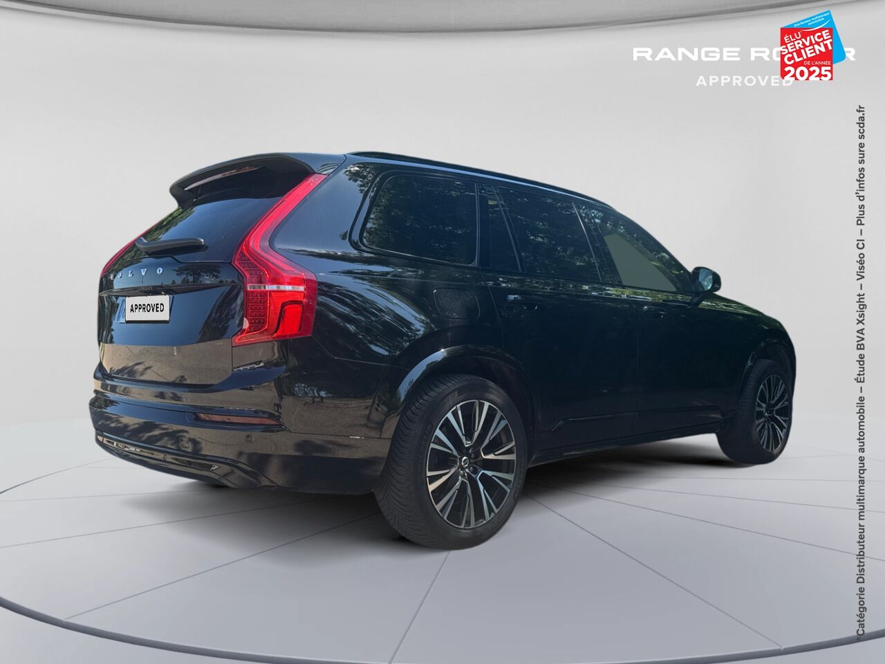 Véhicule d'occasion VOLVO XC90 T8 AWD 310 + 145CH ULTIMATE STYLE DARK GEARTRONIC TOUVRANT SIEGES CHAUF/VENTIL/CUIR VOLANT CHAU chez Volvo Strasbourg