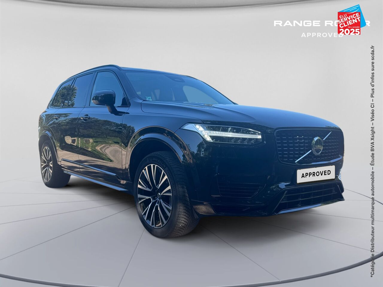 Véhicule d'occasion VOLVO XC90 T8 AWD 310 + 145CH ULTIMATE STYLE DARK GEARTRONIC TOUVRANT SIEGES CHAUF/VENTIL/CUIR VOLANT CHAU chez Volvo Strasbourg