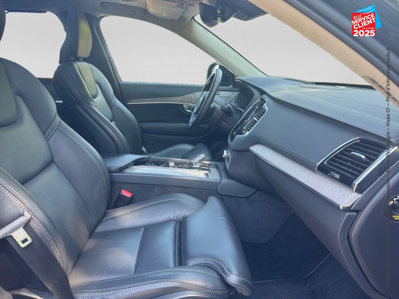 Véhicule d'occasion VOLVO XC90 T8 AWD 310 + 145CH ULTIMATE STYLE DARK GEARTRONIC TOUVRANT SIEGES CHAUF/VENTIL/CUIR VOLANT CHAU chez Volvo Strasbourg