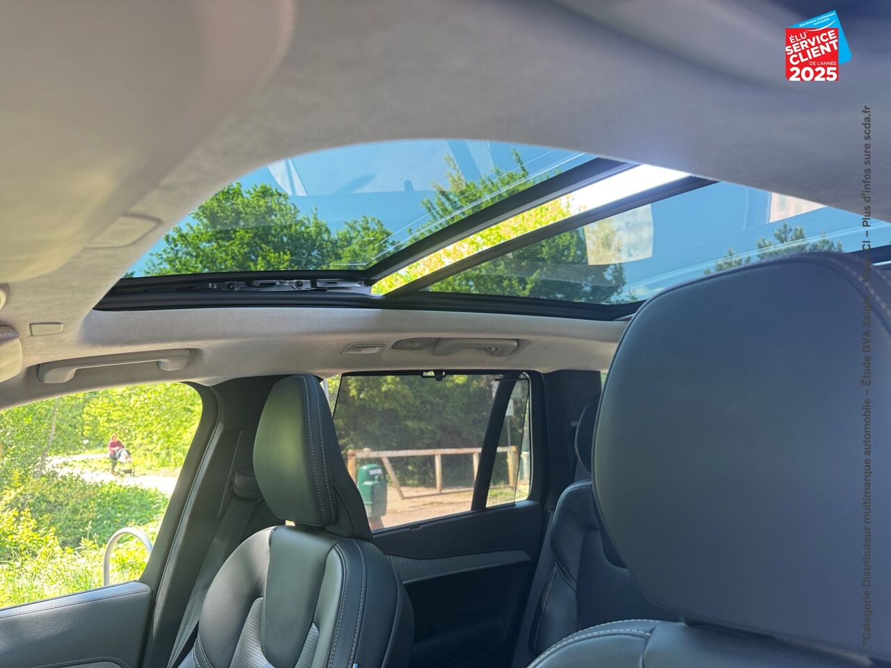 Véhicule d'occasion VOLVO XC90 T8 AWD 310 + 145CH ULTIMATE STYLE DARK GEARTRONIC TOUVRANT SIEGES CHAUF/VENTIL/CUIR VOLANT CHAU chez Volvo Strasbourg