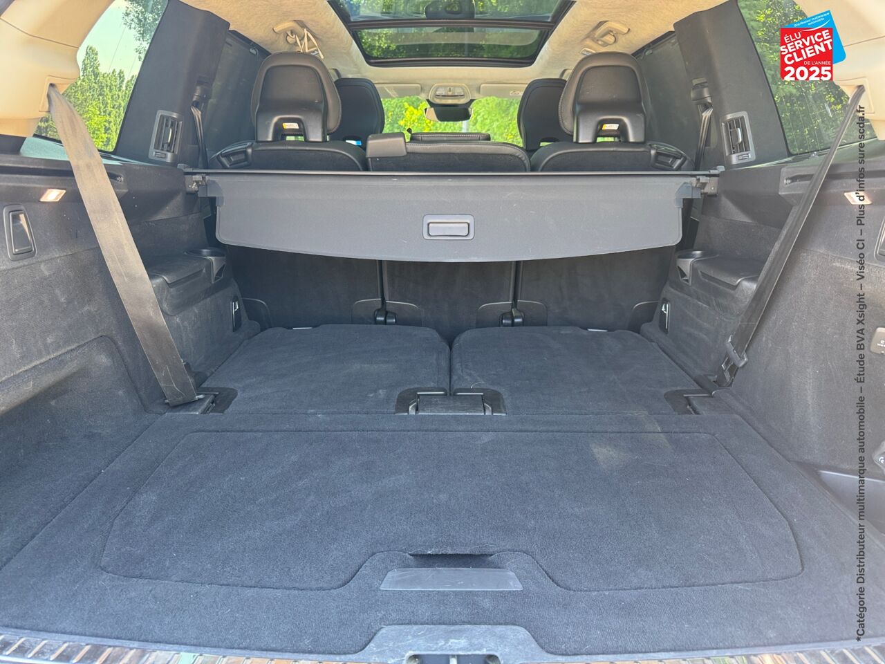Véhicule d'occasion VOLVO XC90 T8 AWD 310 + 145CH ULTIMATE STYLE DARK GEARTRONIC TOUVRANT SIEGES CHAUF/VENTIL/CUIR VOLANT CHAU chez Volvo Strasbourg