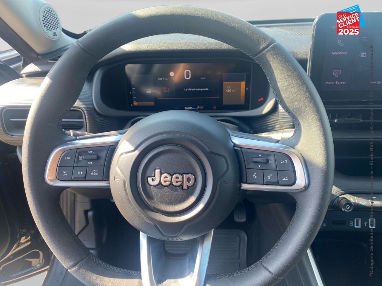 Véhicule d'occasion JEEP AVENGER 1.2 TURBO T3 100CH ALTITUDE + chez Fiat Strasbourg