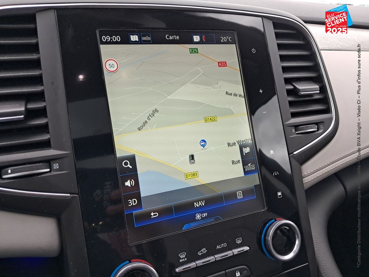 Véhicule d'occasion RENAULT TALISMAN 1.3 TCE 160CH FAP INITIALE PARIS EDC - 19 chez Renault Saint-Louis