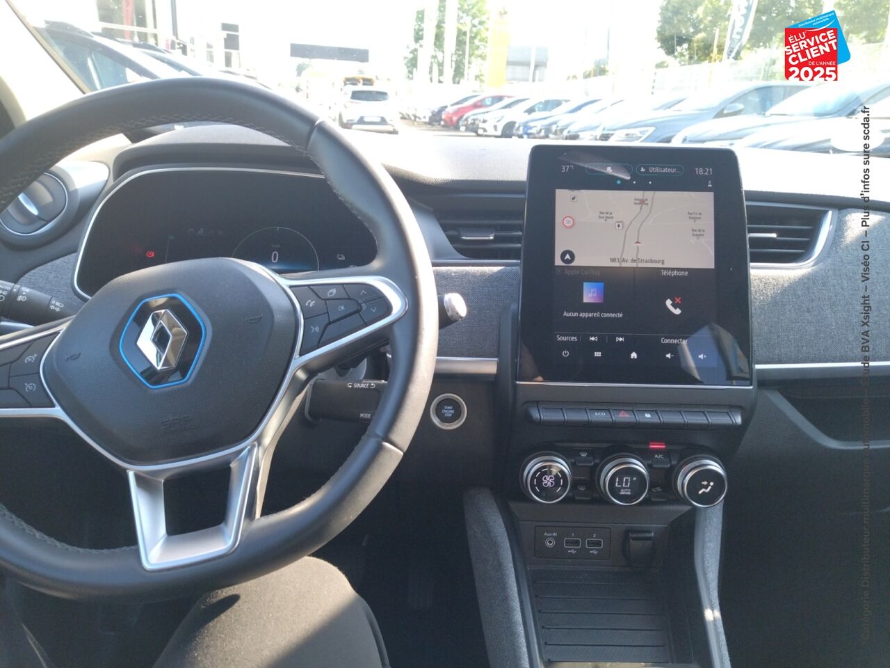 Véhicule d'occasion RENAULT ZOE INTENS CHARGE NORMALE R110 4CV chez Renault Colmar
