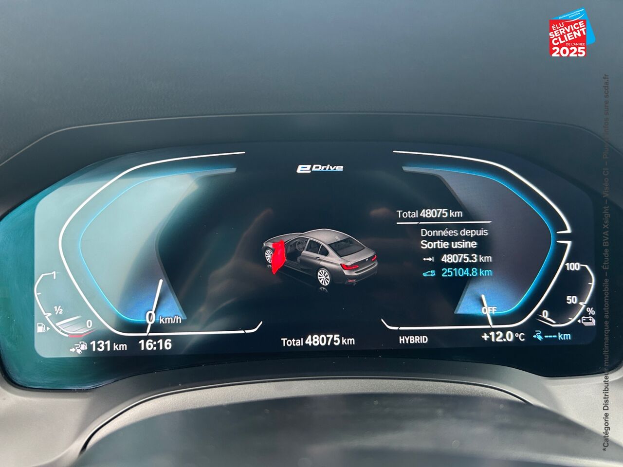 Véhicule d'occasion BMW SERIE 3 320EA 204CH BUSINESS DESIGN GPS chez BMW Belfort