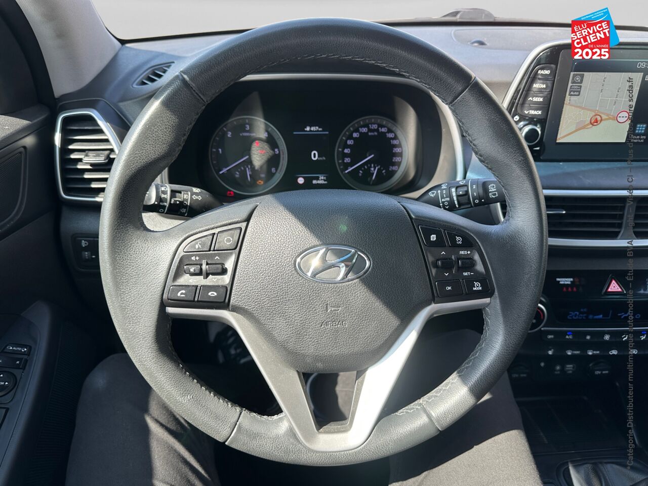 Véhicule d'occasion HYUNDAI TUCSON 1.6 CRDI 115CH CREATIVE EURO6D-EVAP SIEGES CHAUF GPS CAMERA chez Renault Mulhouse