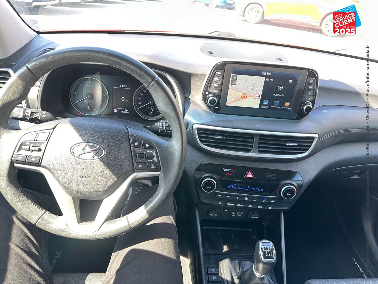 Véhicule d'occasion HYUNDAI TUCSON 1.6 CRDI 115CH CREATIVE EURO6D-EVAP SIEGES CHAUF GPS CAMERA chez Renault Mulhouse