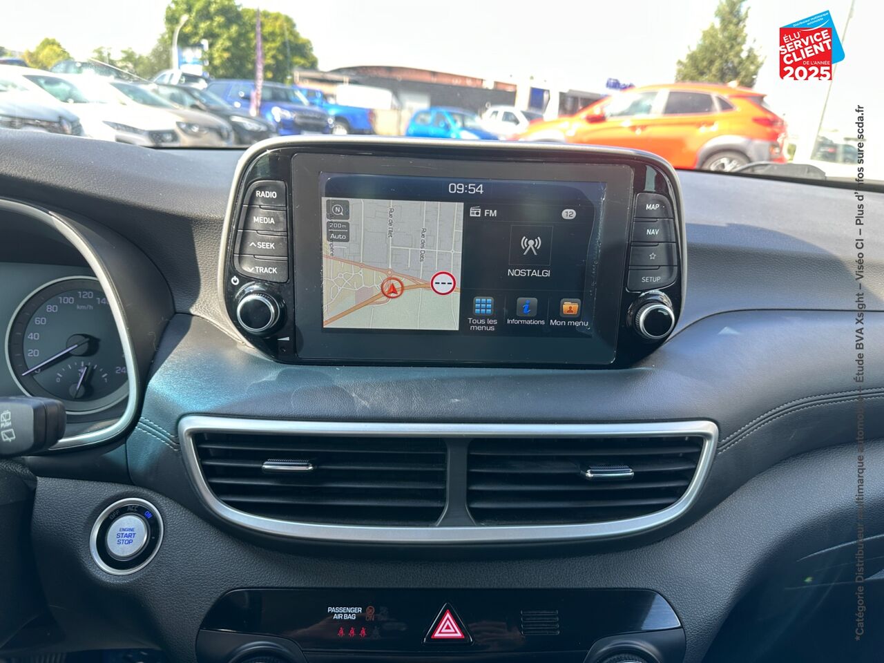 Véhicule d'occasion HYUNDAI TUCSON 1.6 CRDI 115CH CREATIVE EURO6D-EVAP SIEGES CHAUF GPS CAMERA chez Renault Mulhouse