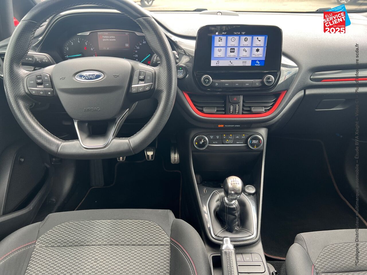 Véhicule d'occasion FORD FIESTA 1.0 ECOBOOST 100CH STOPSTART ST-LINE 5P EURO6.2 chez Renault Colmar