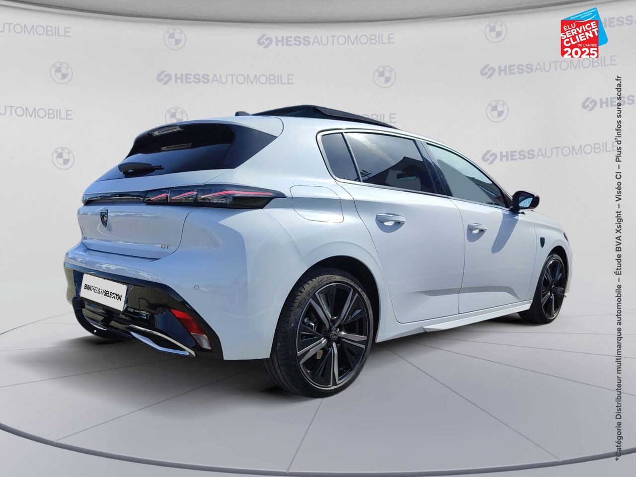 Véhicule d'occasion PEUGEOT 308 1.5 BLUEHDI 130CH S/S GT EAT8 TOUVRANT GPS CAMERA CARPLAY ATTELAGE chez Peugeot Reims