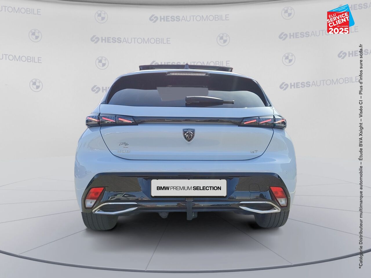 Véhicule d'occasion PEUGEOT 308 1.5 BLUEHDI 130CH S/S GT EAT8 TOUVRANT GPS CAMERA CARPLAY ATTELAGE chez Peugeot Reims