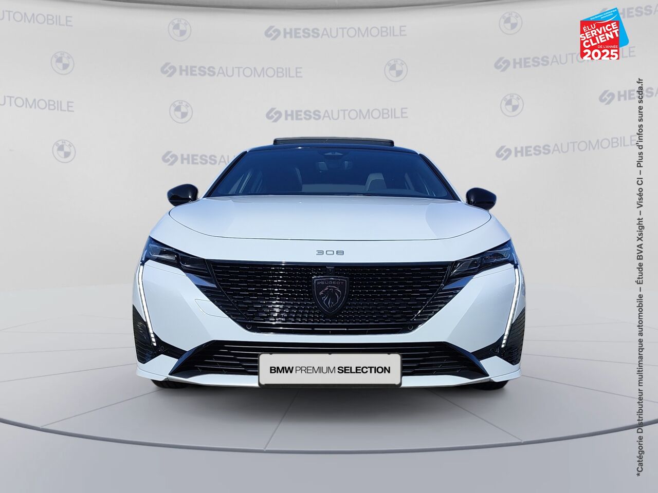 Véhicule d'occasion PEUGEOT 308 1.5 BLUEHDI 130CH S/S GT EAT8 TOUVRANT GPS CAMERA CARPLAY ATTELAGE chez Peugeot Reims