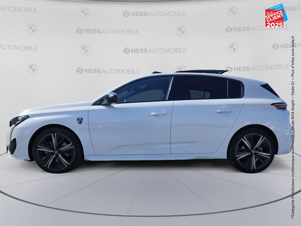 Véhicule d'occasion PEUGEOT 308 1.5 BLUEHDI 130CH S/S GT EAT8 TOUVRANT GPS CAMERA CARPLAY ATTELAGE chez Peugeot Reims