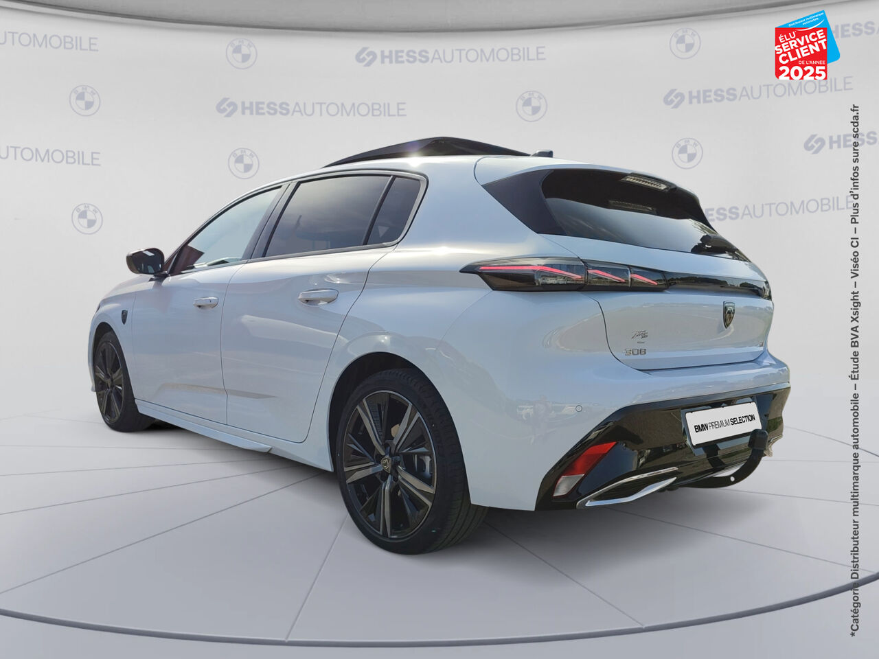 Véhicule d'occasion PEUGEOT 308 1.5 BLUEHDI 130CH S/S GT EAT8 TOUVRANT GPS CAMERA CARPLAY ATTELAGE chez Peugeot Reims
