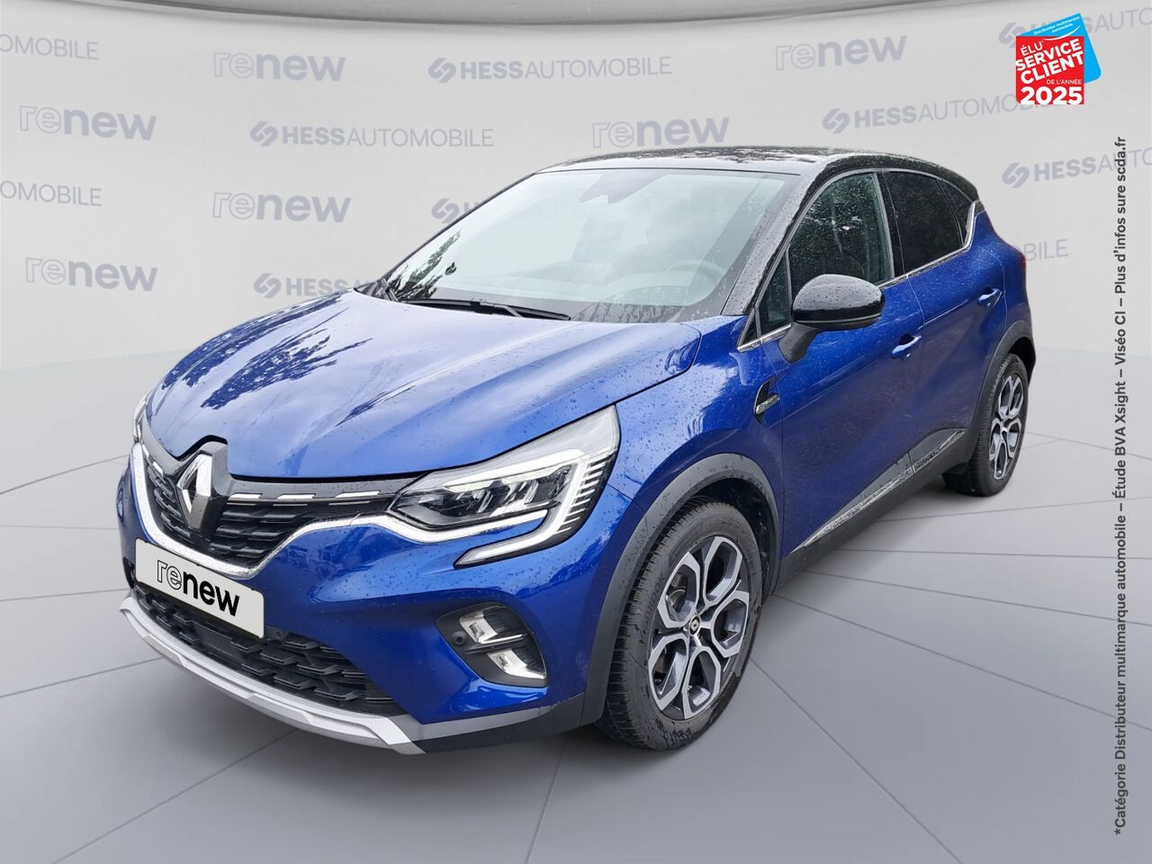 Véhicule d'occasion RENAULT CAPTUR 1.6 E-TECH HYBRIDE 145CH TECHNO chez Toyota Thionville