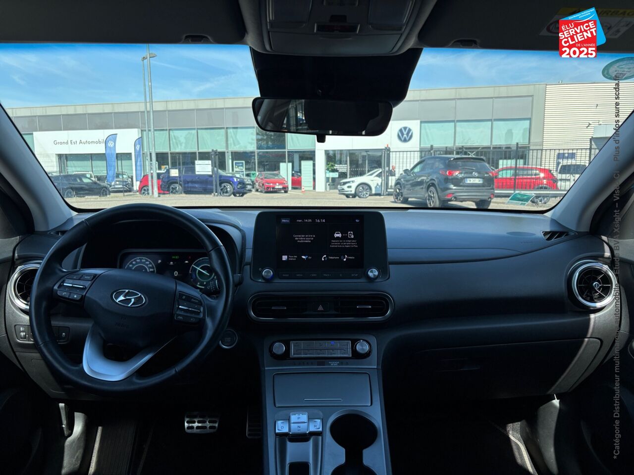 Véhicule d'occasion HYUNDAI KONA ELECTRIC 39KWH - 136CH INTUITIVE CAMERA CARPLAY chez Hyundai Reims