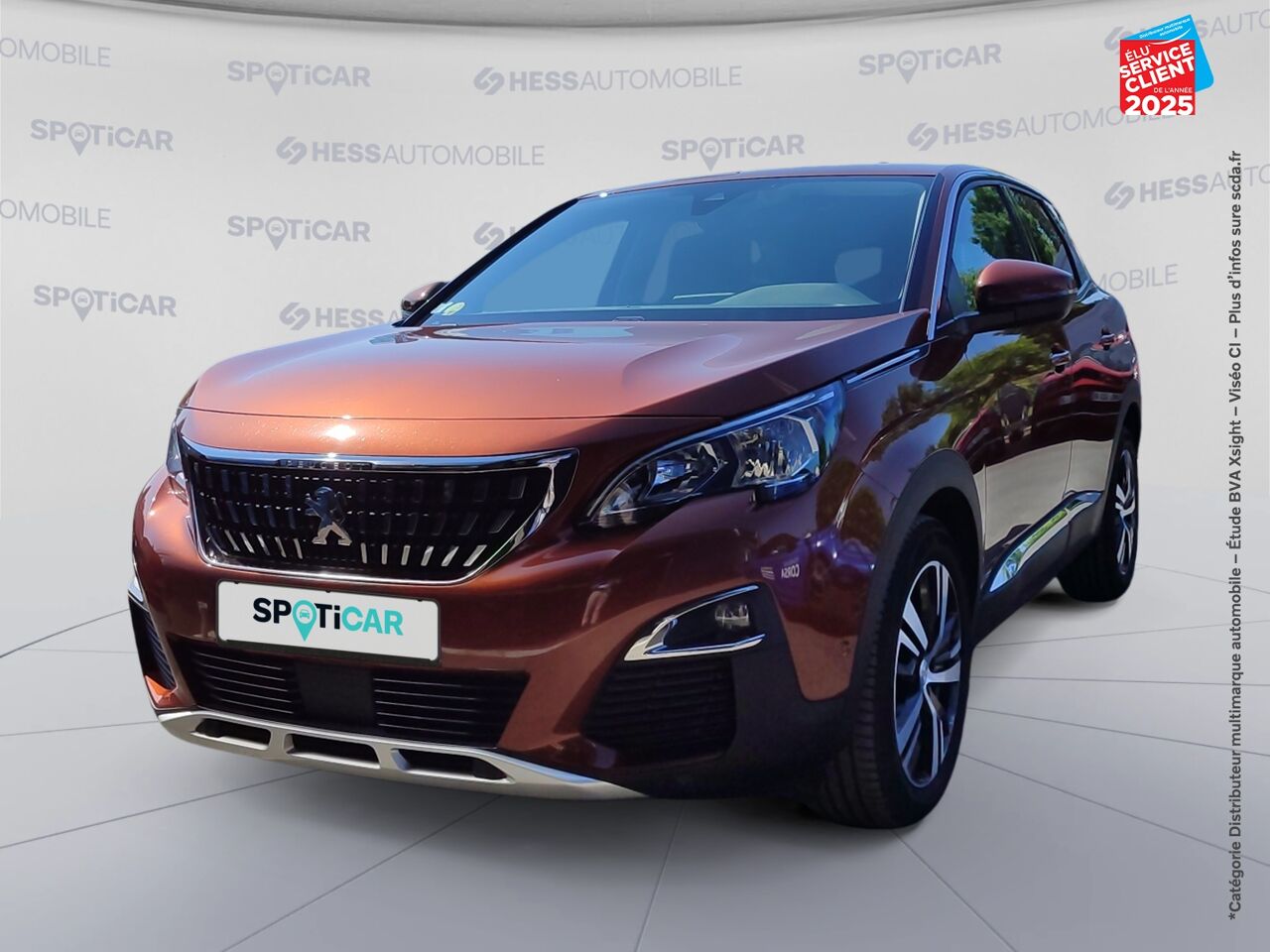 Véhicule d'occasion PEUGEOT 3008 1.5 BLUEHDI 130CH E6.C ALLURE SS EAT8 chez Toyota Verdun
