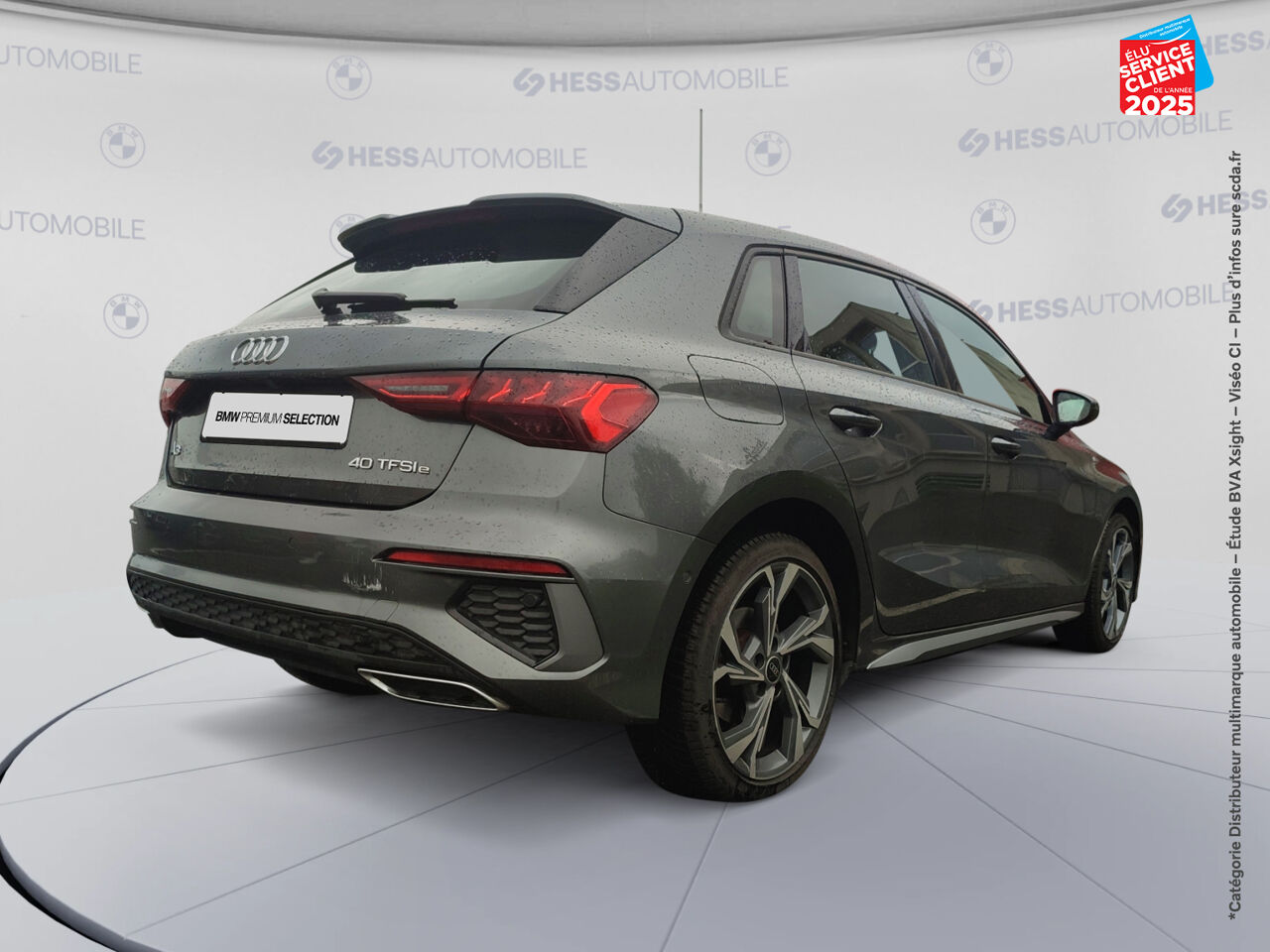 Véhicule d'occasion AUDI A3 SPORTBACK 40 TFSI E 204CH S LINE S TRONIC 6 chez BMW Pontarlier