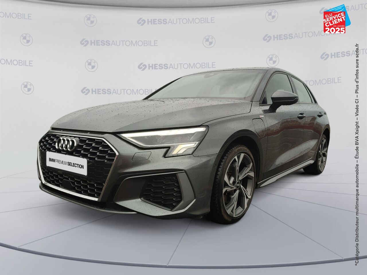 Véhicule d'occasion AUDI A3 SPORTBACK 40 TFSI E 204CH S LINE S TRONIC 6 chez BMW Pontarlier