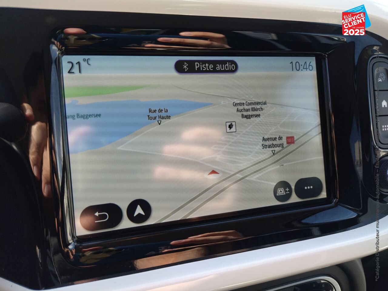 Véhicule d'occasion RENAULT TWINGO E-TECH ELECTRIC INTENS R80 ACHAT INTEGRAL - 21MY CAMERA GPS chez Renault Colmar