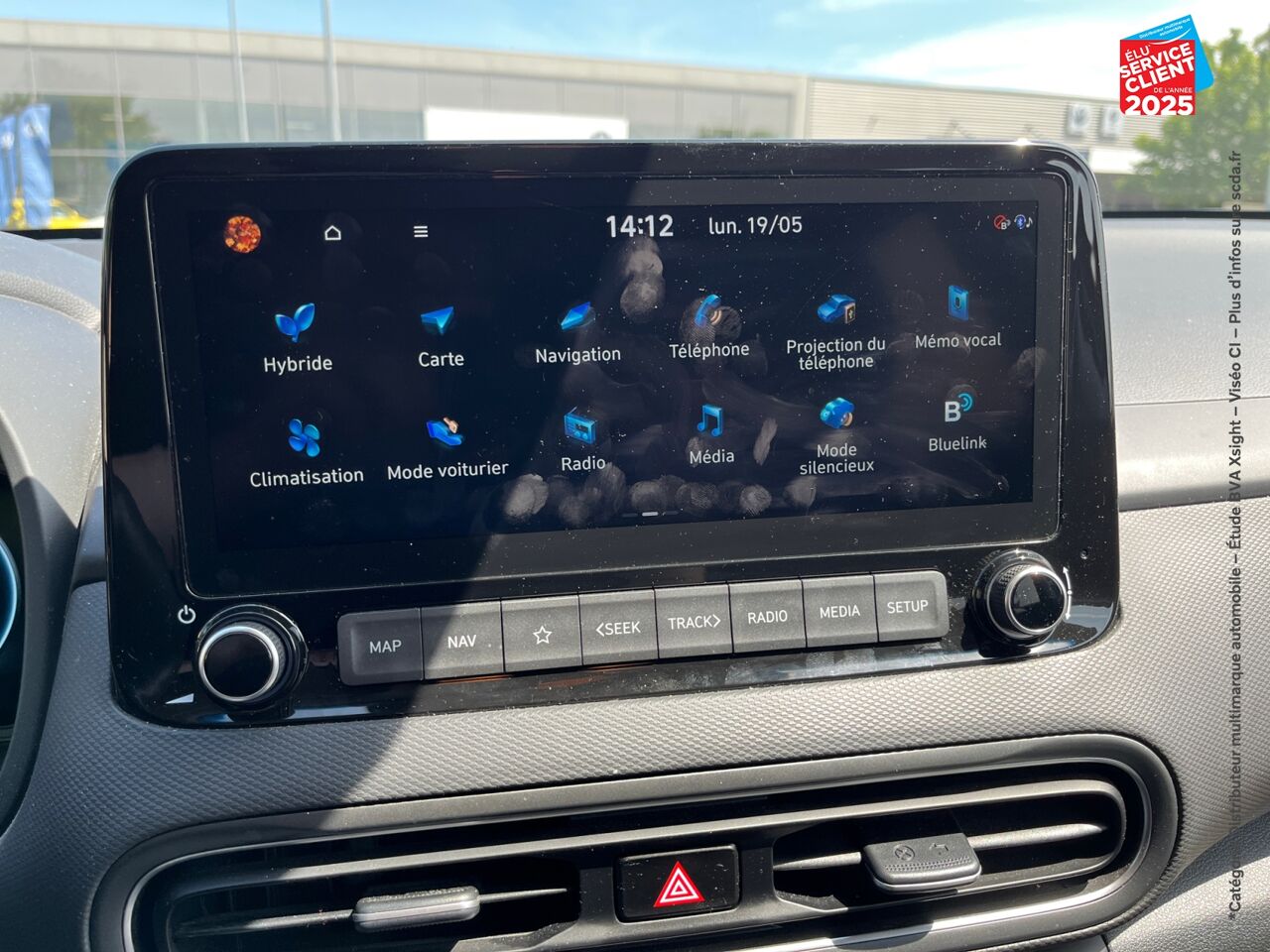 Véhicule d'occasion HYUNDAI KONA 1.6 GDI 141CH HYBRID EXECUTIVE DCT-6 chez Toyota Bar le Duc