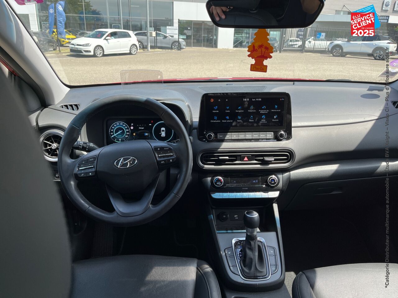 Véhicule d'occasion HYUNDAI KONA 1.6 GDI 141CH HYBRID EXECUTIVE DCT-6 chez Toyota Bar le Duc