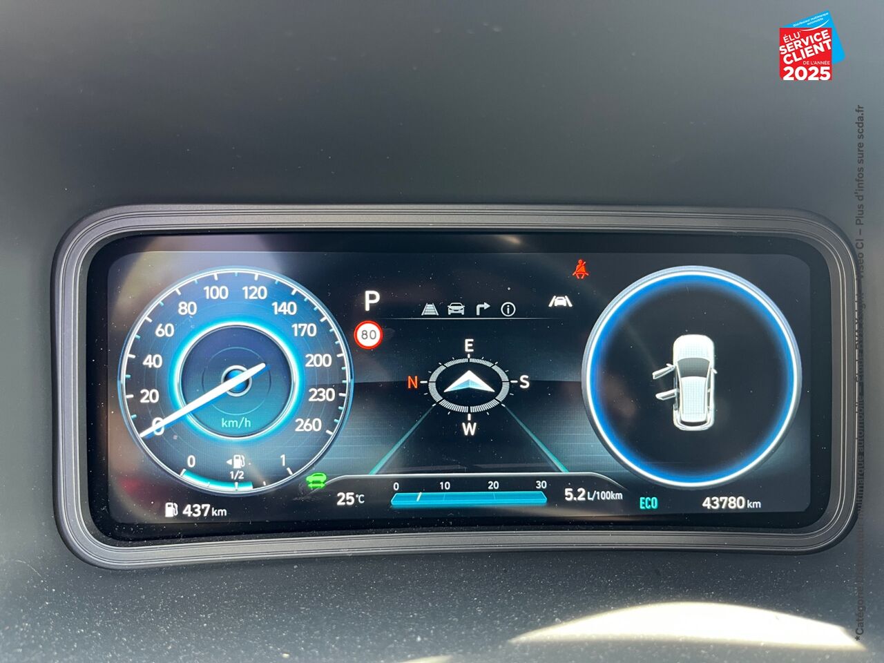 Véhicule d'occasion HYUNDAI KONA 1.6 GDI 141CH HYBRID EXECUTIVE DCT-6 chez Toyota Bar le Duc