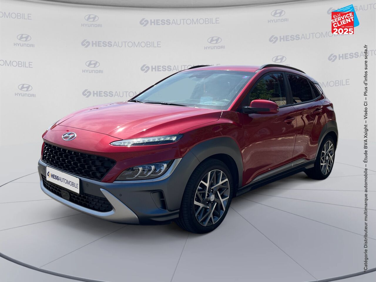Véhicule d'occasion HYUNDAI KONA 1.6 GDI 141CH HYBRID EXECUTIVE DCT-6 chez Toyota Bar le Duc