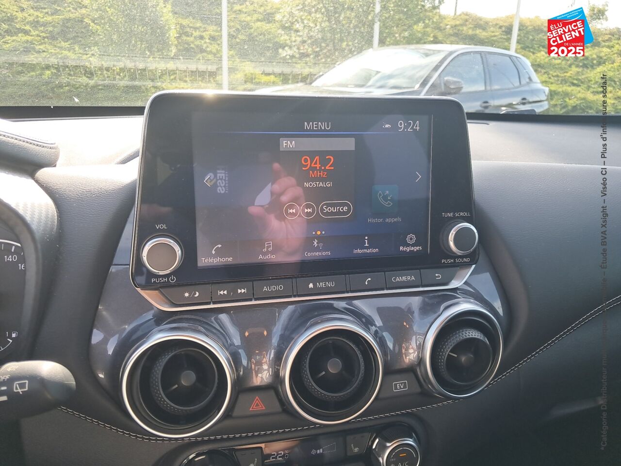 Véhicule d'occasion NISSAN JUKE 1.6 HYBRID 143CH TEKNA 2023 chez Nissan Haguenau