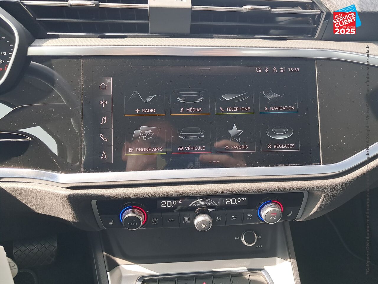 Véhicule d'occasion AUDI Q3 35 TDI 150CH DESIGN S TRONIC 7 chez Toyota Sarreguemines