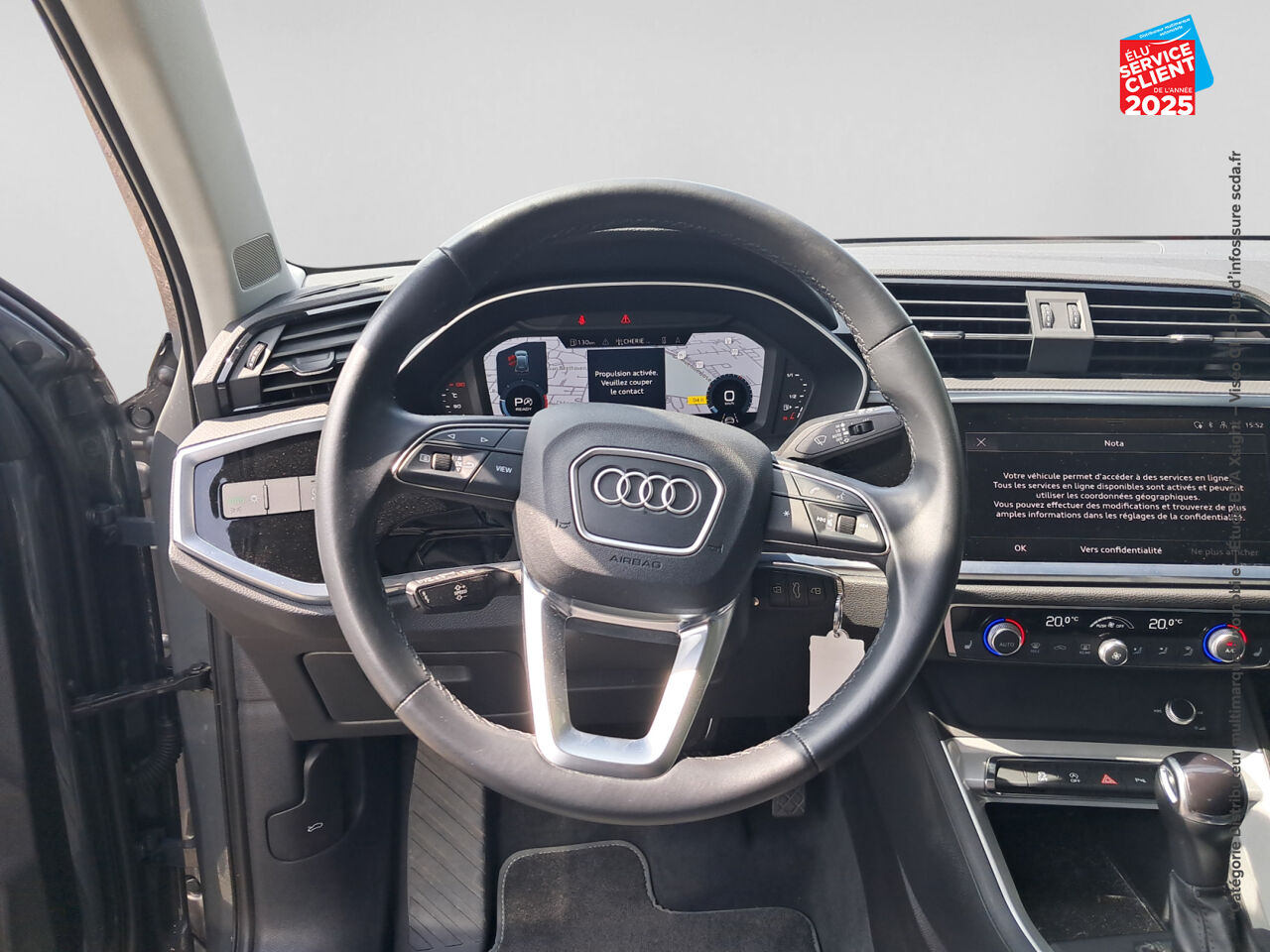 Véhicule d'occasion AUDI Q3 35 TDI 150CH DESIGN S TRONIC 7 chez Toyota Sarreguemines