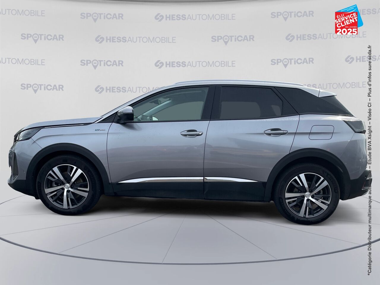 Véhicule d'occasion PEUGEOT 3008 HYBRID 225CH ALLURE PACK E-EAT8 GPS CAMERA CARPLAY chez Renault Belfort