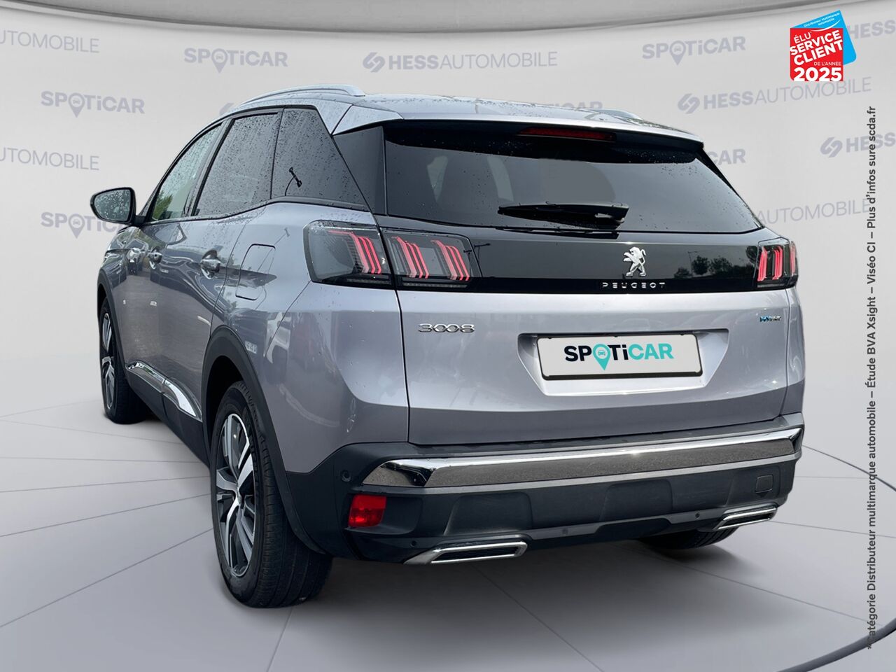 Véhicule d'occasion PEUGEOT 3008 HYBRID 225CH ALLURE PACK E-EAT8 GPS CAMERA CARPLAY chez Renault Belfort