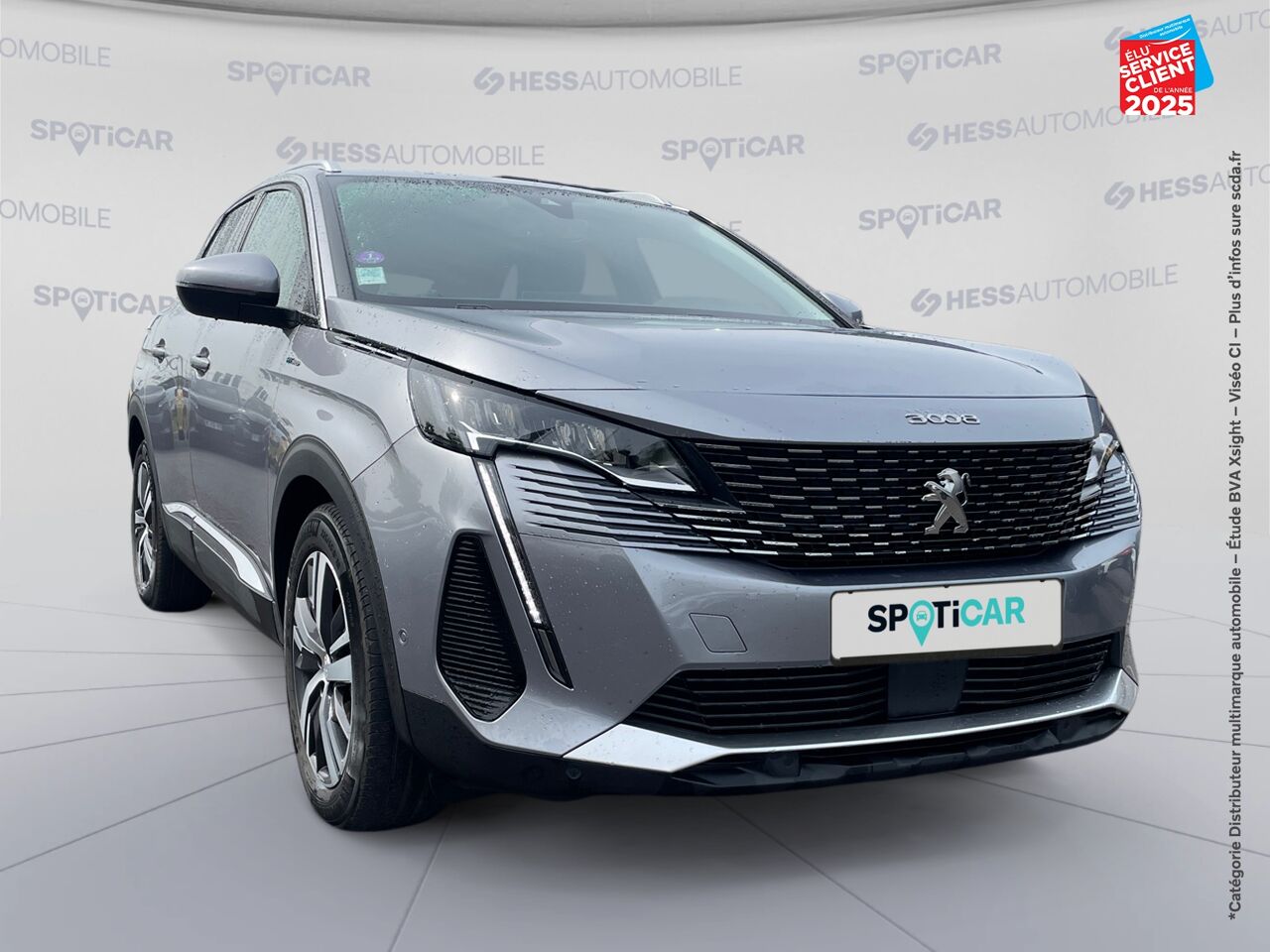 Véhicule d'occasion PEUGEOT 3008 HYBRID 225CH ALLURE PACK E-EAT8 GPS CAMERA CARPLAY chez Renault Belfort