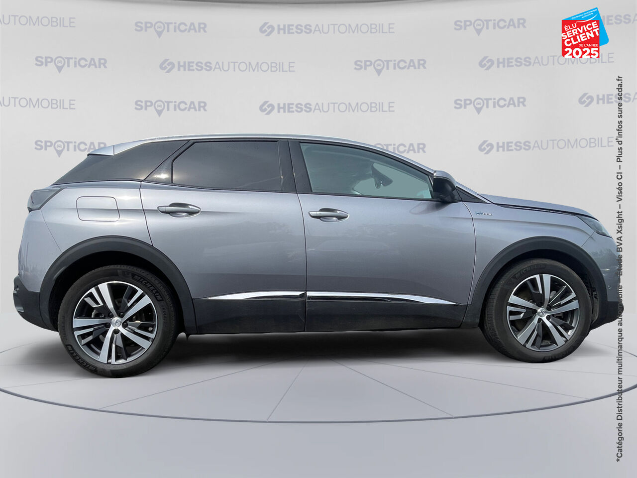 Véhicule d'occasion PEUGEOT 3008 HYBRID 225CH ALLURE PACK E-EAT8 GPS CAMERA CARPLAY chez Renault Belfort