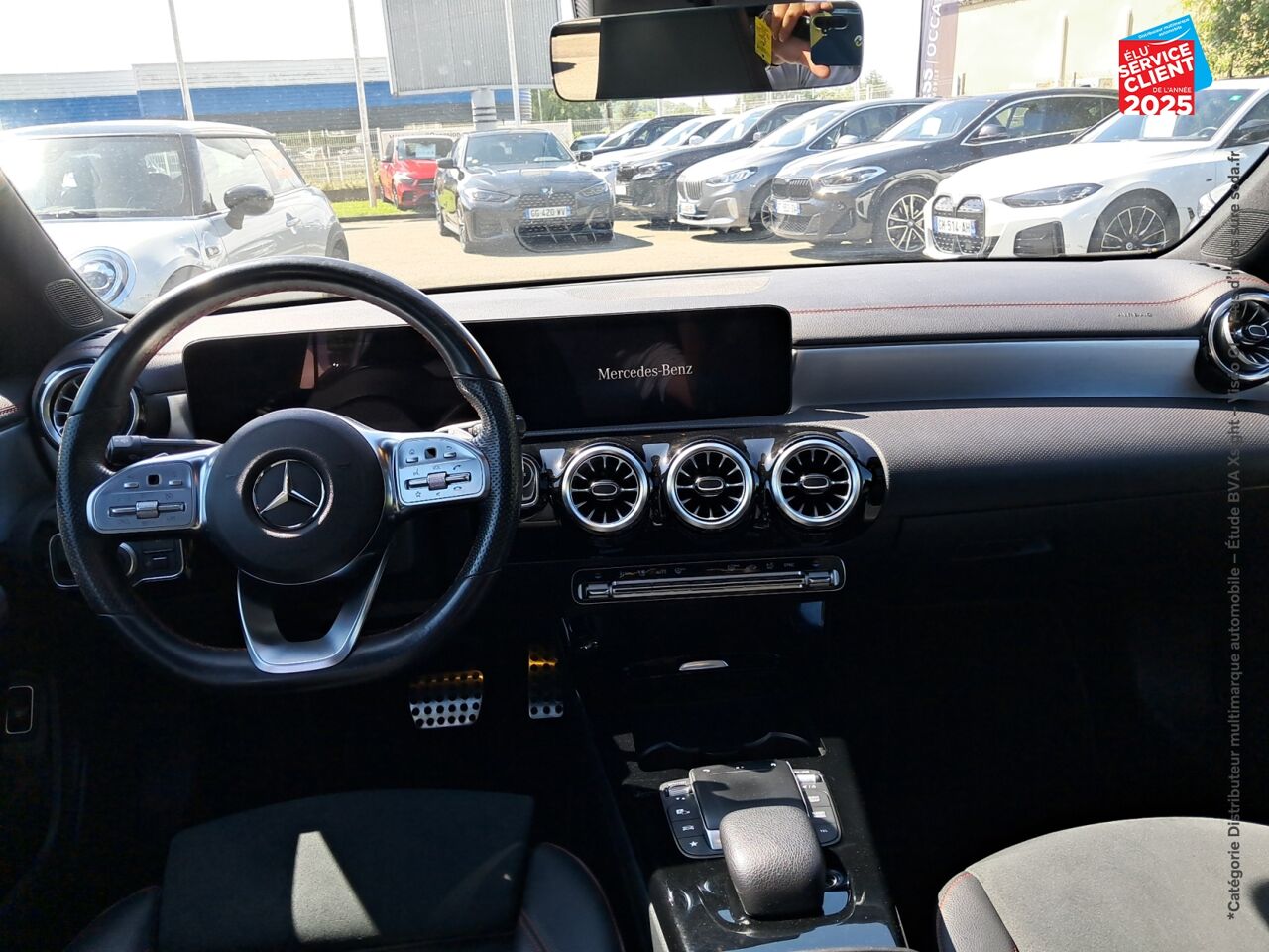 Véhicule d'occasion MERCEDES-BENZ CLA 200 D 150CH AMG LINE 8G-DCT 8CV TOUVRANT CAMERA GPS chez Renault Sélestat