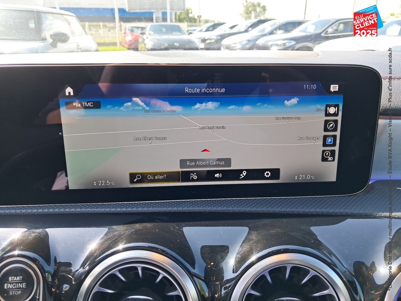 Véhicule d'occasion MERCEDES-BENZ CLA 200 D 150CH AMG LINE 8G-DCT 8CV TOUVRANT CAMERA GPS chez Renault Sélestat