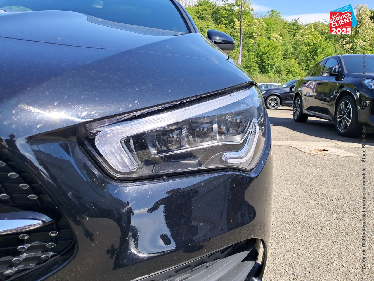 Véhicule d'occasion MERCEDES-BENZ CLA 200 D 150CH AMG LINE 8G-DCT 8CV TOUVRANT CAMERA GPS chez Renault Sélestat