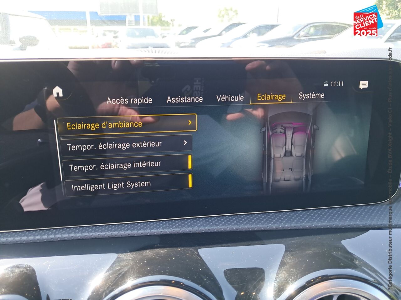 Véhicule d'occasion MERCEDES-BENZ CLA 200 D 150CH AMG LINE 8G-DCT 8CV TOUVRANT CAMERA GPS chez Renault Sélestat