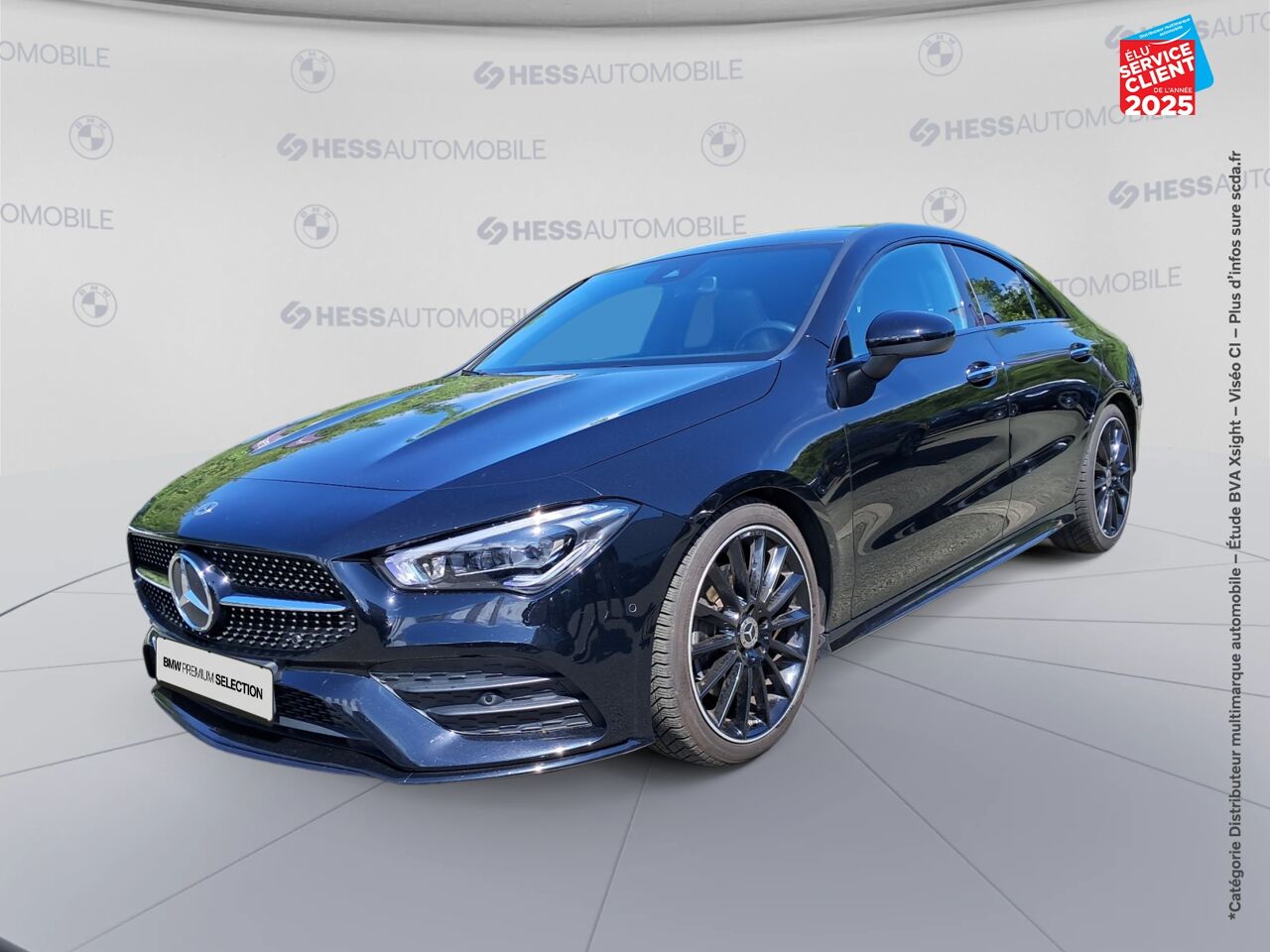 Véhicule d'occasion MERCEDES-BENZ CLA 200 D 150CH AMG LINE 8G-DCT 8CV TOUVRANT CAMERA GPS chez Renault Sélestat