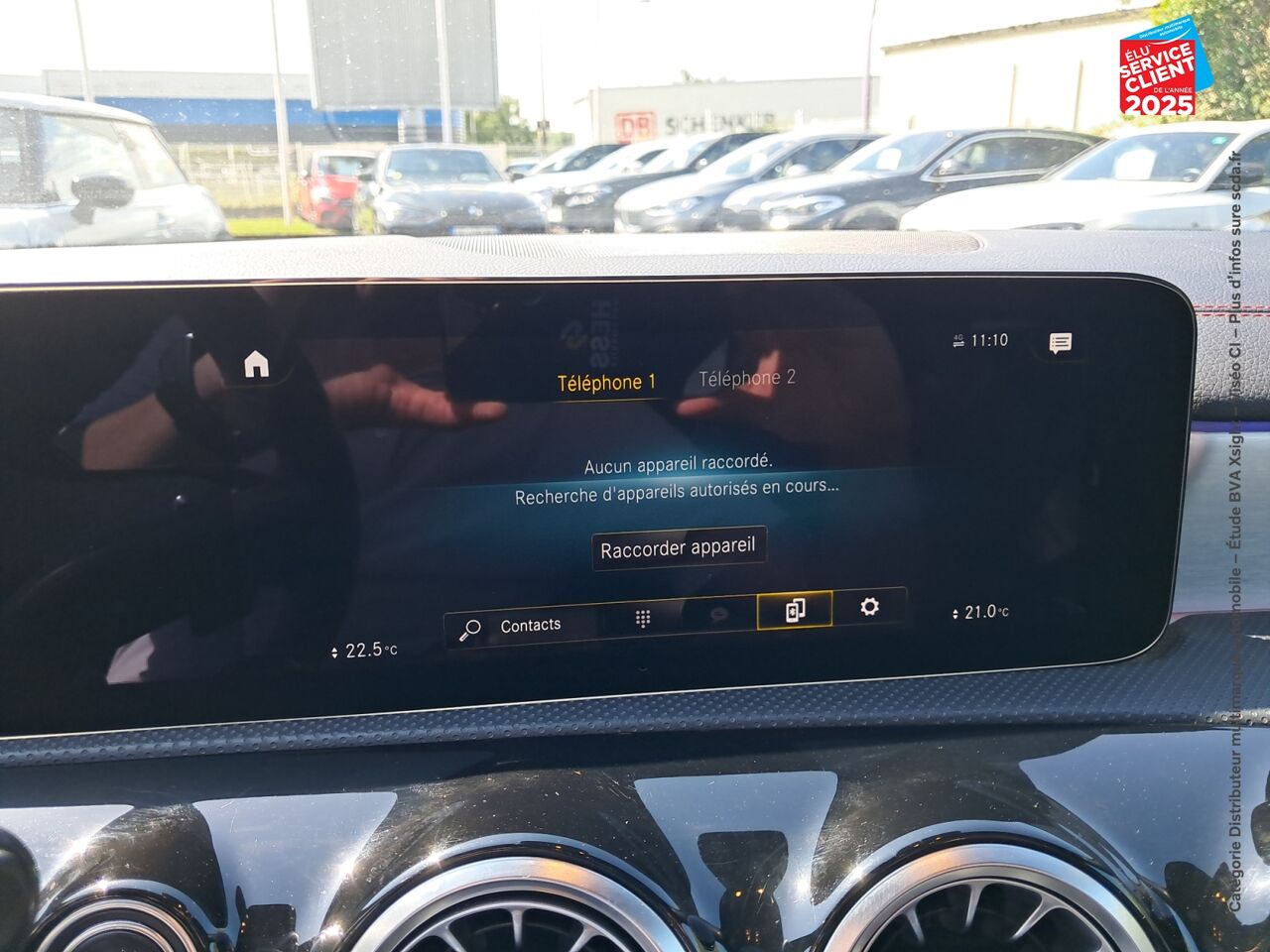 Véhicule d'occasion MERCEDES-BENZ CLA 200 D 150CH AMG LINE 8G-DCT 8CV TOUVRANT CAMERA GPS chez Renault Sélestat