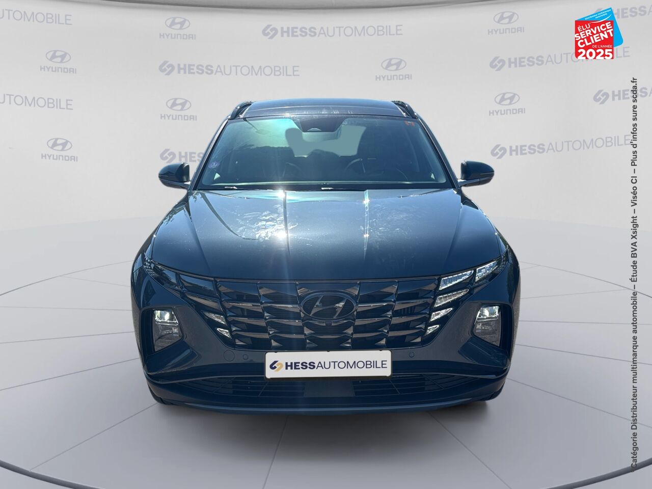 Véhicule d'occasion HYUNDAI TUCSON 1.6 T-GDI 230CH HYBRID EXECUTIVE BVA6 TOUVRANT SIEGES CHAUF/VENTIL/CUIR VOLANT CHAUF GPS chez Toyota Saint Dizier