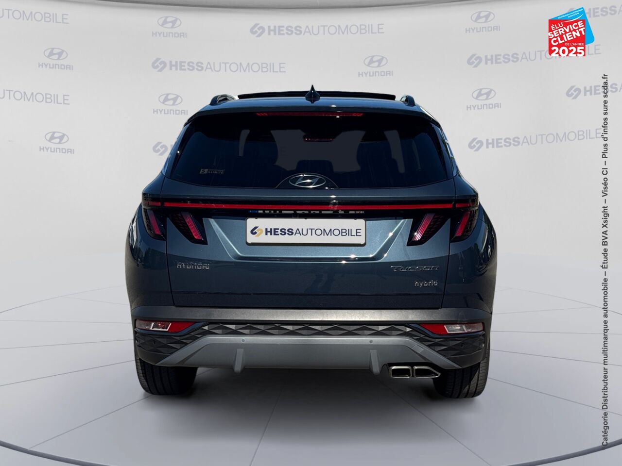 Véhicule d'occasion HYUNDAI TUCSON 1.6 T-GDI 230CH HYBRID EXECUTIVE BVA6 TOUVRANT SIEGES CHAUF/VENTIL/CUIR VOLANT CHAUF GPS chez Toyota Saint Dizier